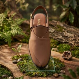 Elegant Leather Pishawari Chappal for Men